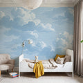 Intaglio Clouds, Summer Sky Mural Wallpaper - room preview 03