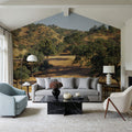 Golden Oak Hills Mural Wallpaper - room preview 03