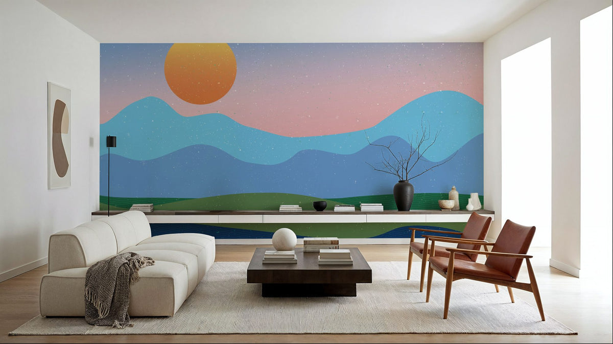 Mountain Top Mural Wallpaper - room preview 03