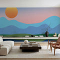 Mountain Top Mural Wallpaper - room preview 03