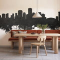 New Orleans Louisiana Skyline Black & White Mural Wallpaper - room preview 03