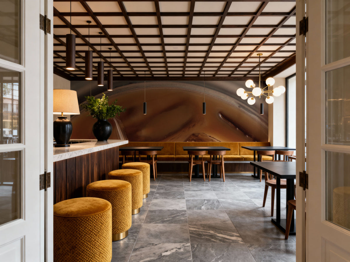 Iced Coffee Mural Wallpaper - room preview 03