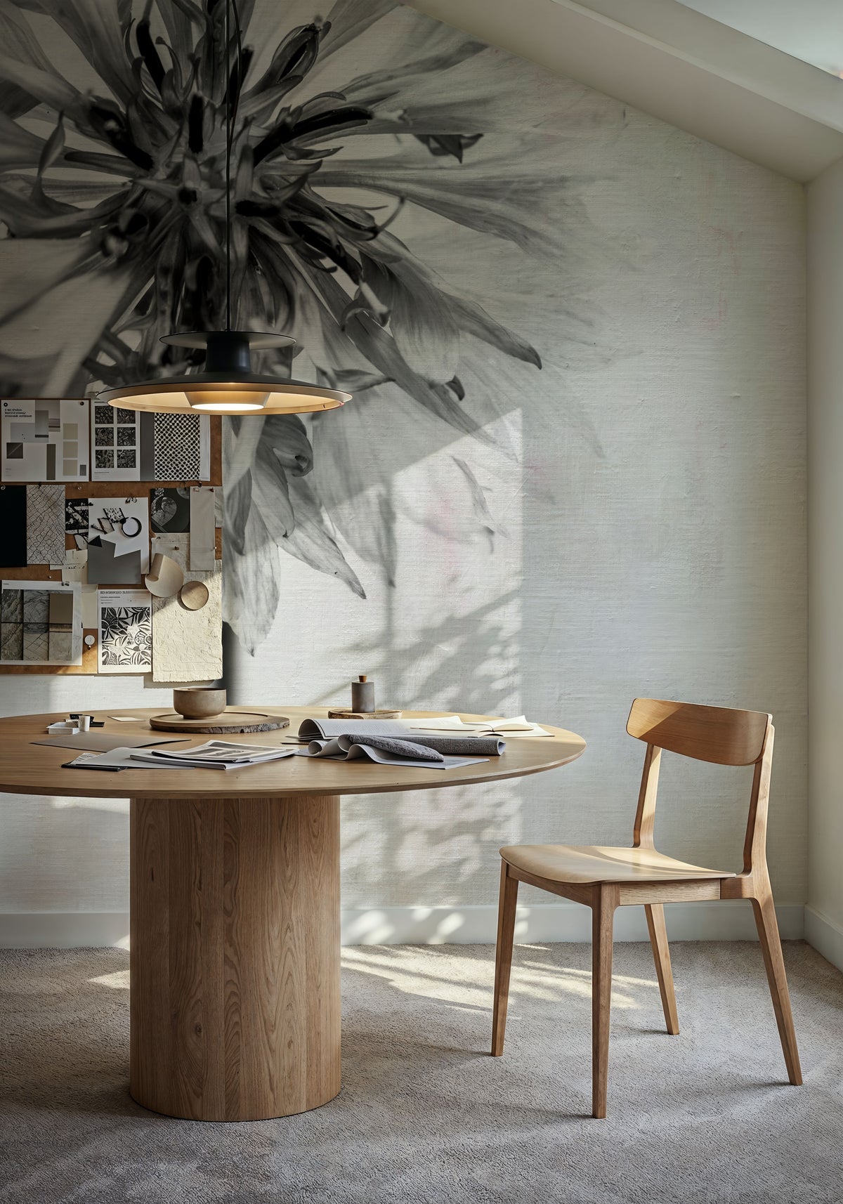 Wonderful Wildflowers X Neutral Mural Wallpaper - room preview 03
