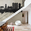 Scunthorpe England Skyline Concrete Mural Wallpaper - room preview 03