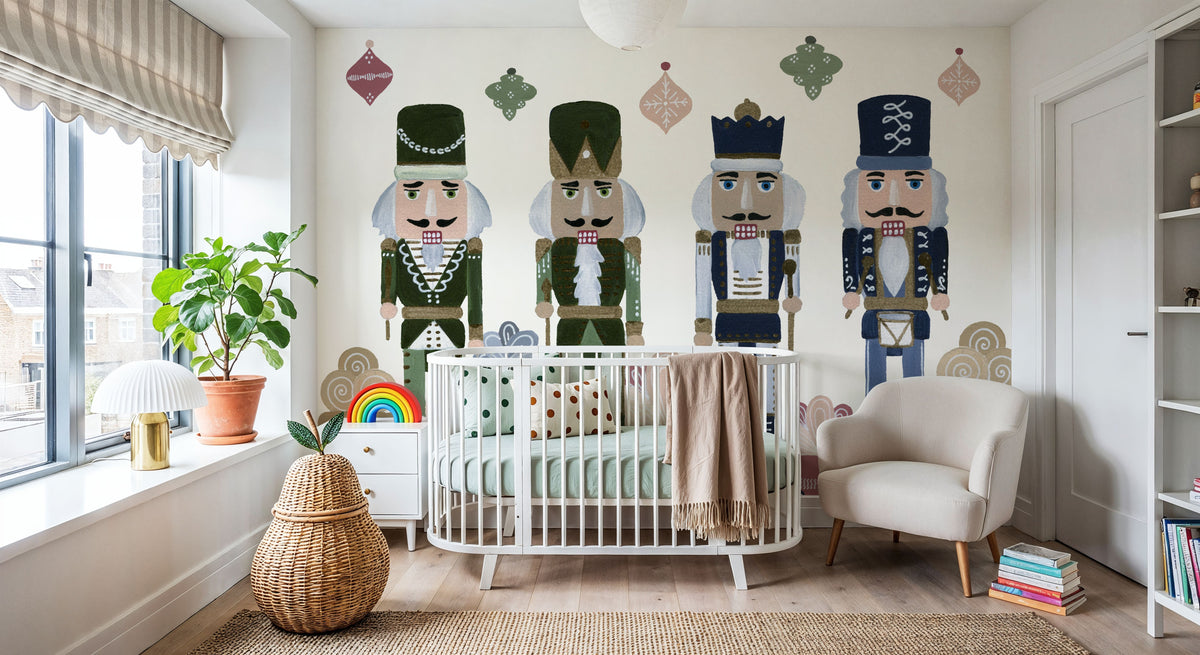 Vintage Nutcrackers I Mural Wallpaper - room preview 03