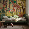 Giraffe in Nature Mural Wallpaper - room preview 03