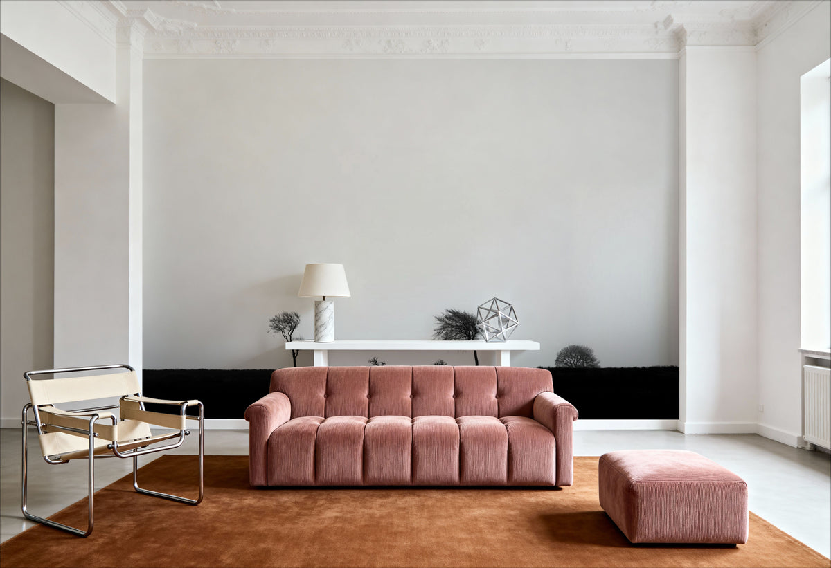 Misty Field Mural Wallpaper - room preview 03