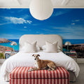 Mediterranean Bike Hike Mural Wallpaper - room preview 03