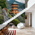 Seiganto-ji Pagoda Mural Wallpaper - room preview 03