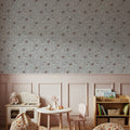 Kitten Love, Pewter Mural Wallpaper - room preview 03