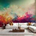 Rainbow Clouds Mural Wallpaper - room preview 03
