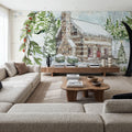Holiday Vignette II Cabin Mural Wallpaper - room preview 03