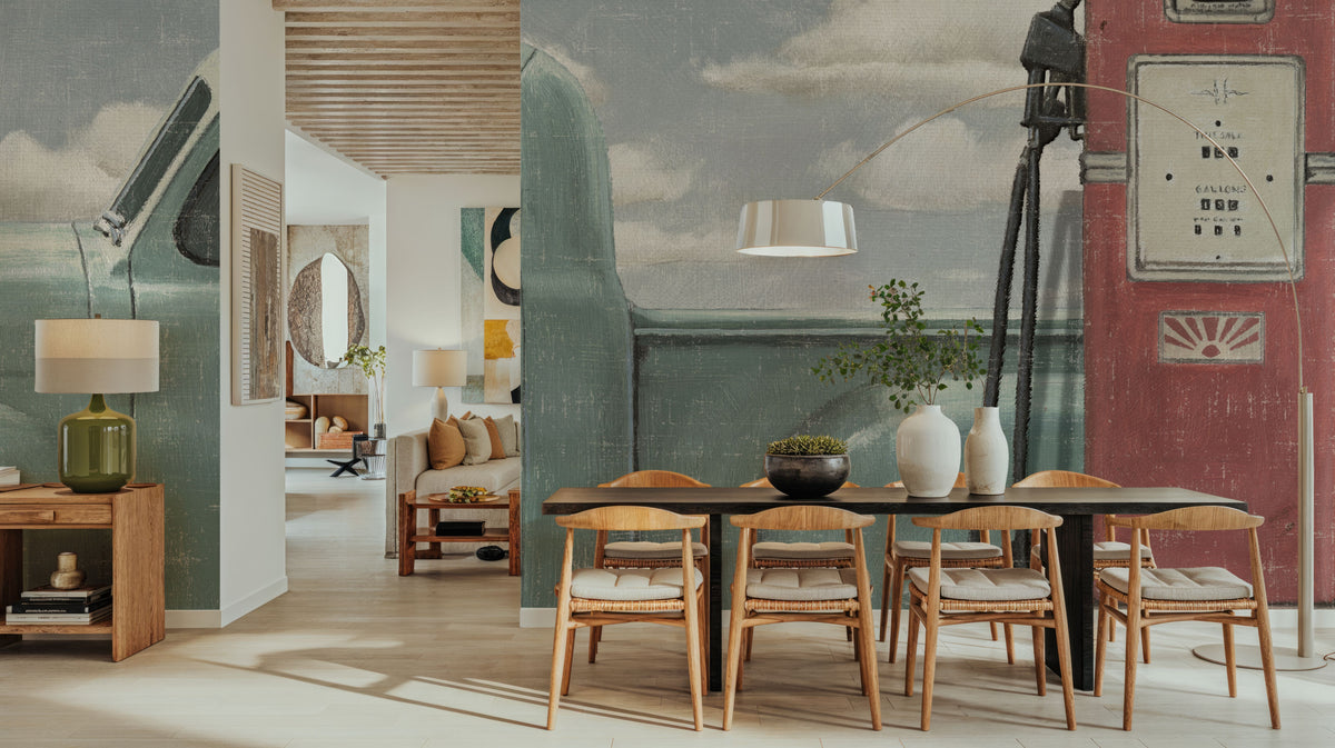 Vintage Truck Mural Wallpaper - room preview 03
