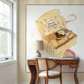 Sweet Delights on Stripes Mural Wallpaper - room preview 03