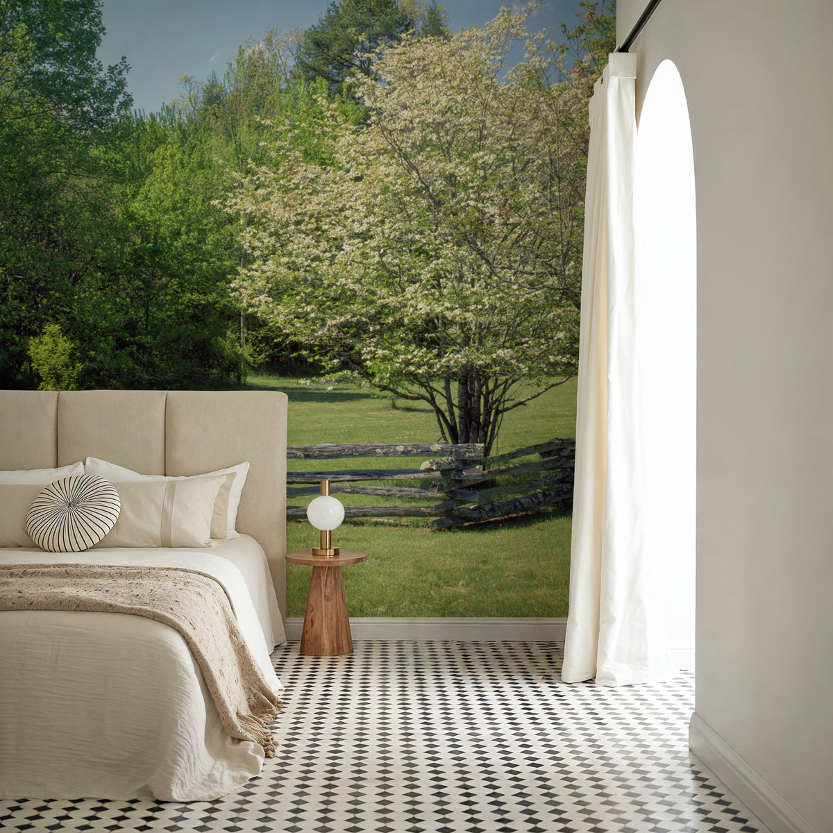 Pisgah Bloom Mural Wallpaper - room preview 03