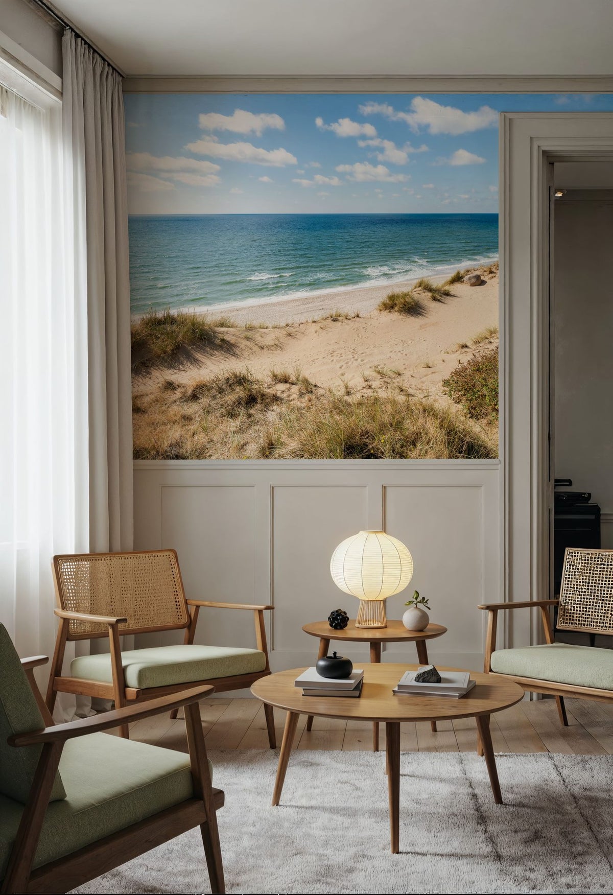 Dune Landscape Mural Wallpaper - room preview 03