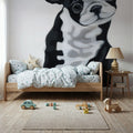 Puppy Rolls Mural Wallpaper - room preview 03