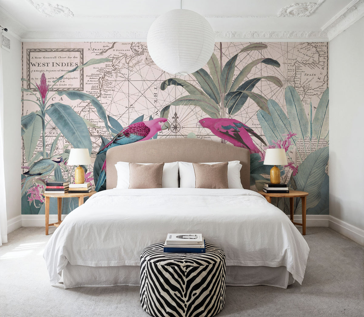 Exotic Wildlife VI-i Mural Wallpaper - room preview 03
