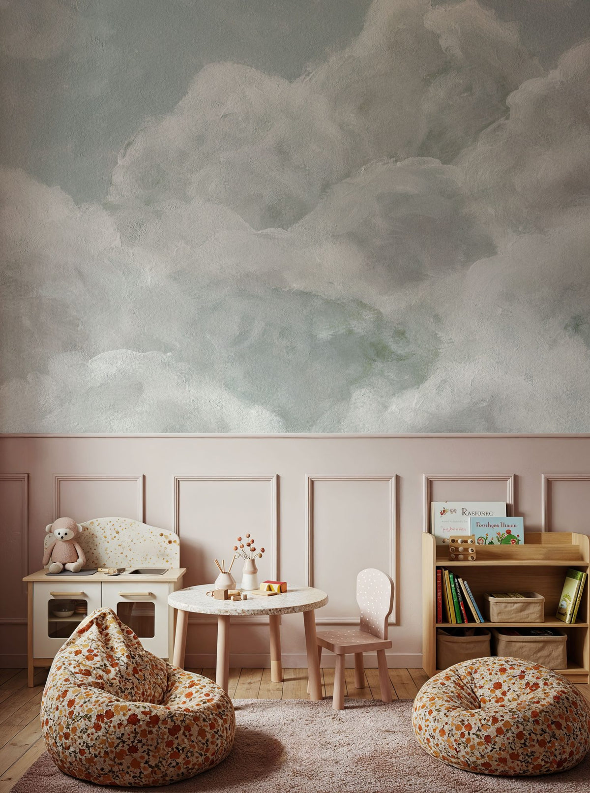 Dreaming in Clouds Mural Wallpaper - room preview 03