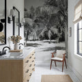 Palm Shadows Mural Wallpaper - room preview 03