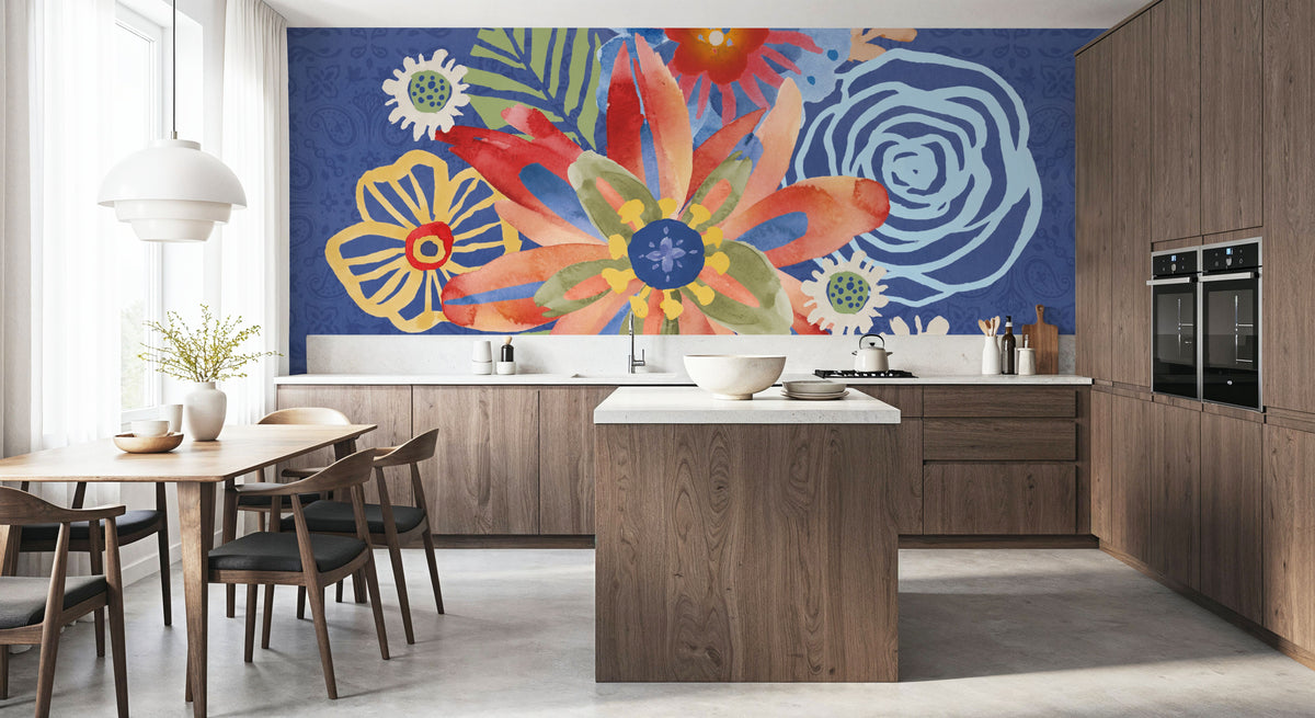 Festive Summer IV Mural Wallpaper - room preview 03