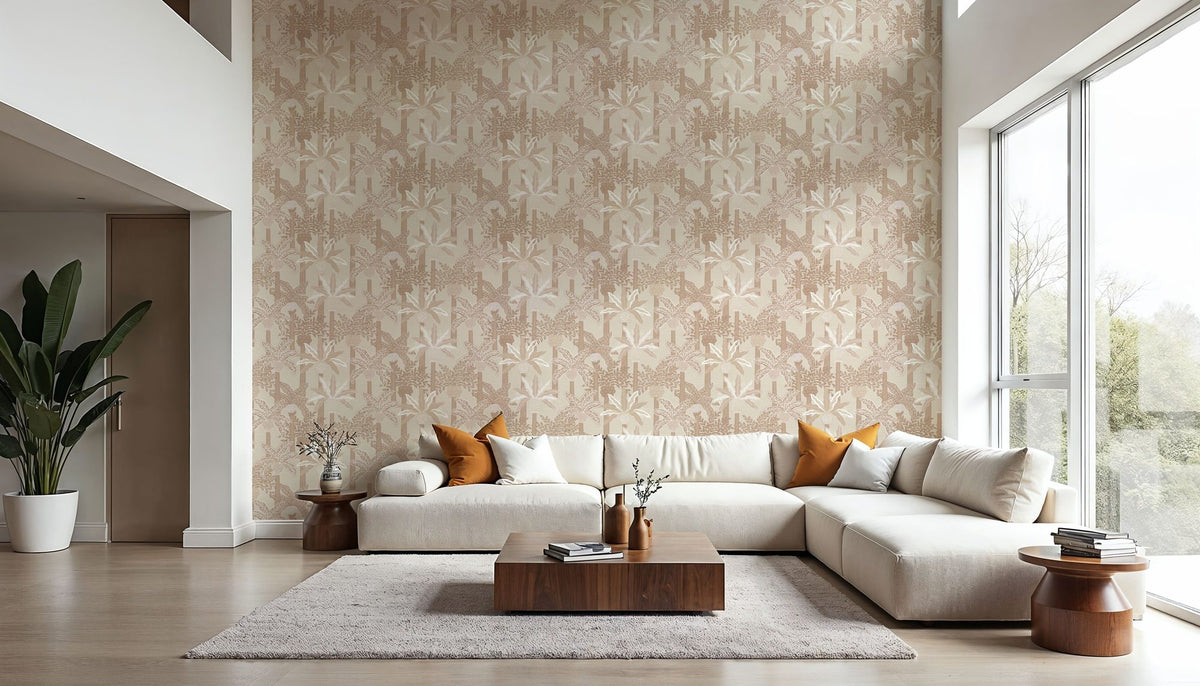 Palmera Luxe, Alpine Oat Mural Wallpaper - room preview 03