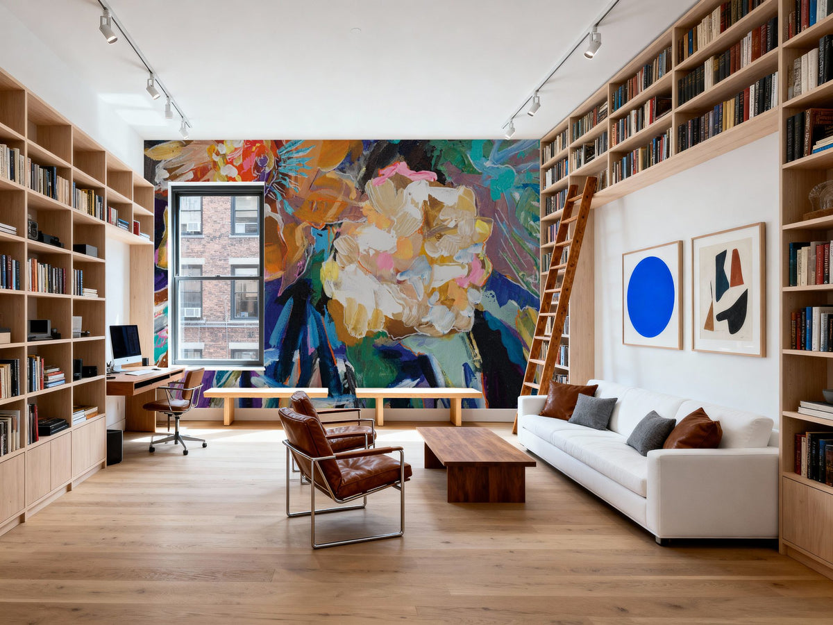Vivid Fall Mural Wallpaper - room preview 03