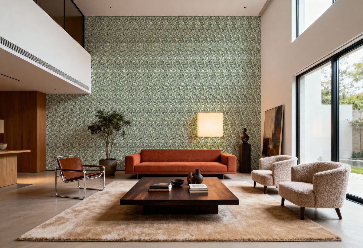 Authentique, Sky Blue Mural Wallpaper - room preview 03