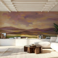 Purple Cloud Mural Wallpaper - room preview 03