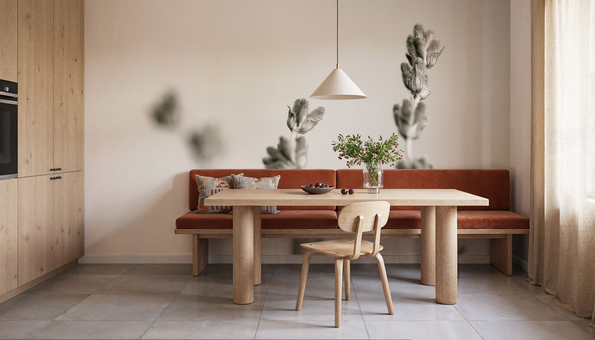 Lavender Study Mural Wallpaper - room preview 03
