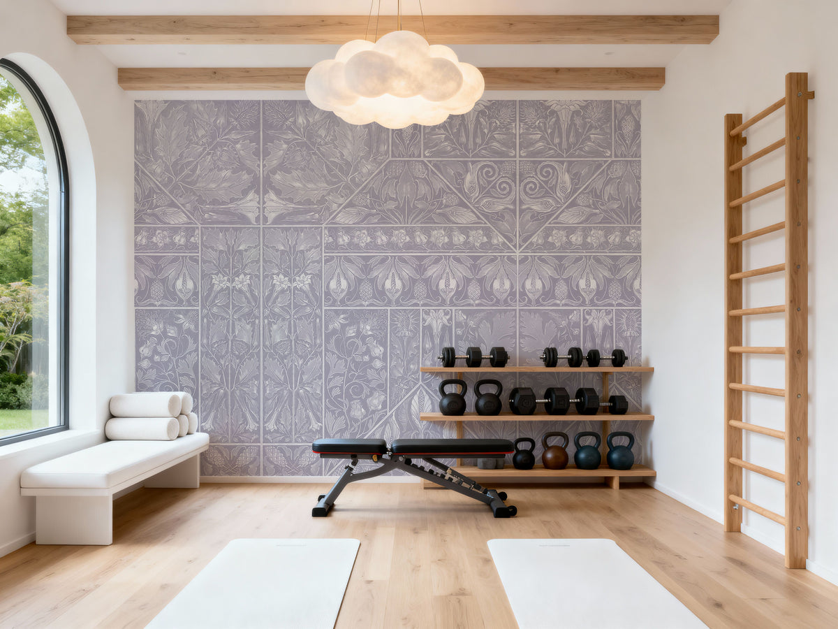Floral Mood Mural Wallpaper - room preview 03
