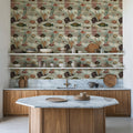 Under the Surface White Mural Wallpaper - room preview 03