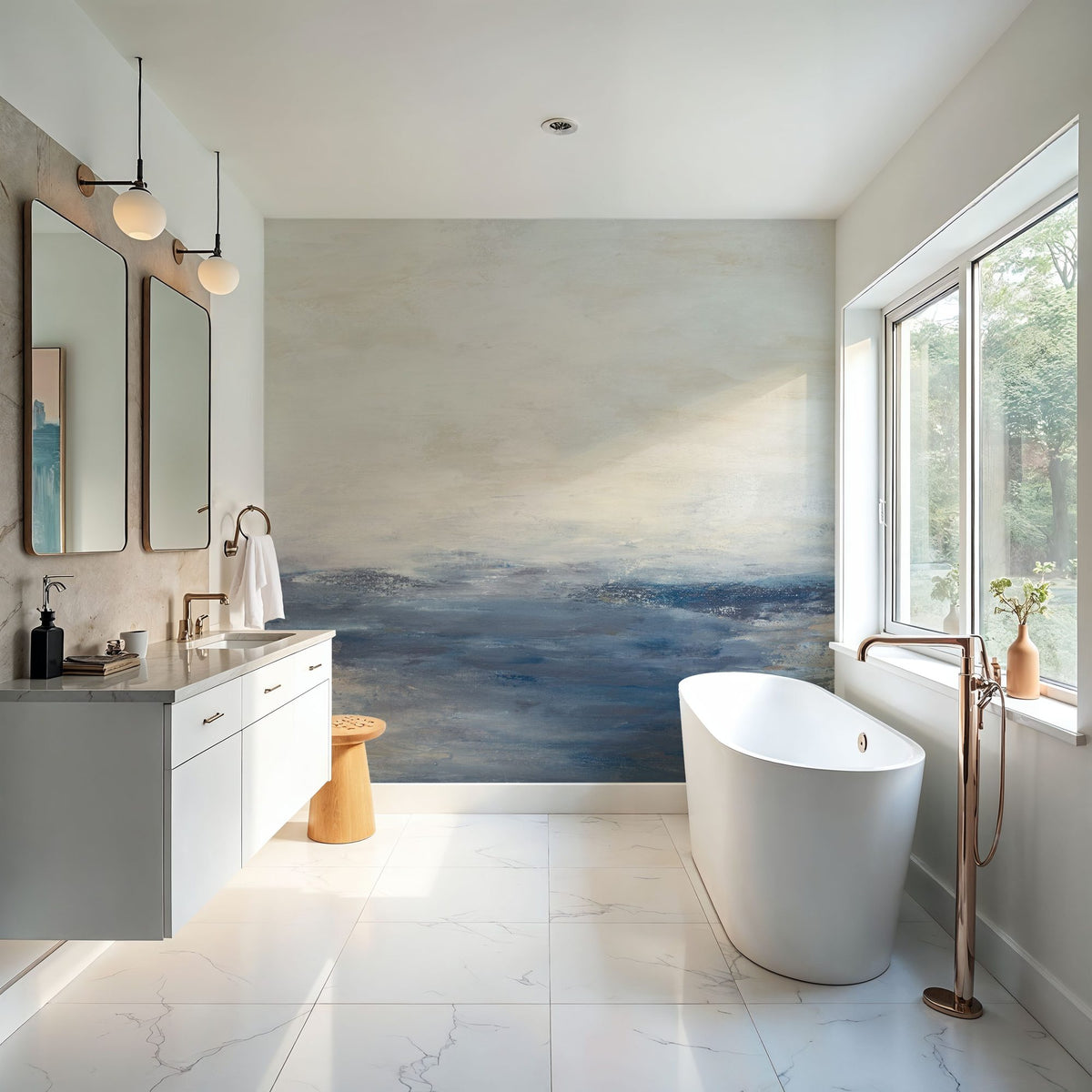 Ocean Mood Mural Wallpaper - room preview 03