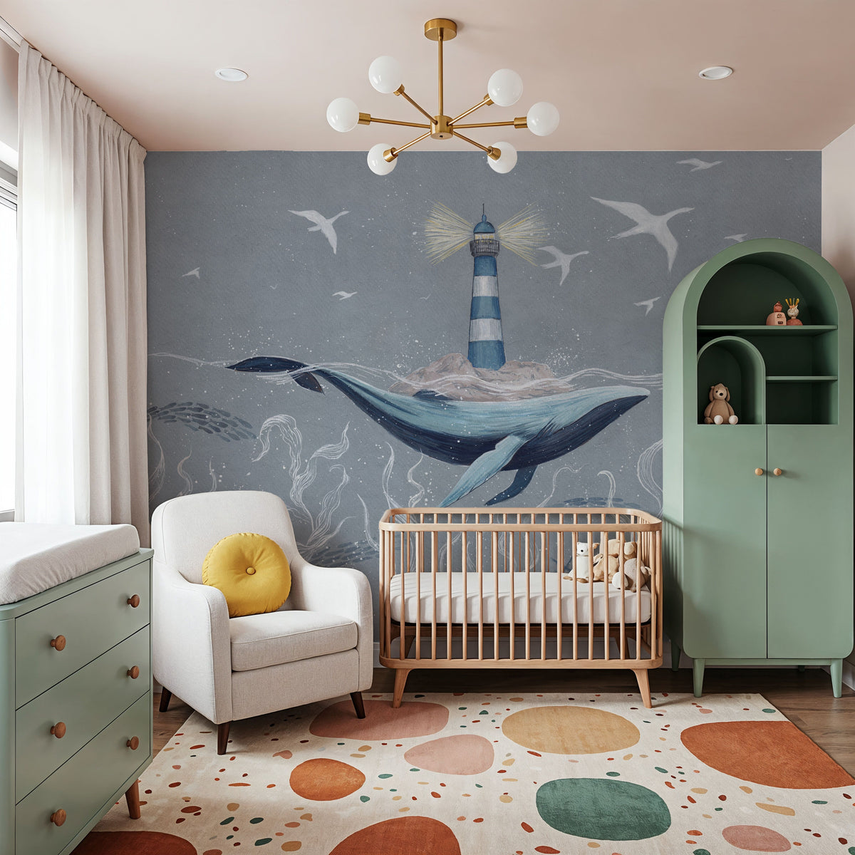 Undersea World Mural Wallpaper - room preview 03