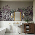 Field of Dreams Purple Mural Wallpaper - room preview 03