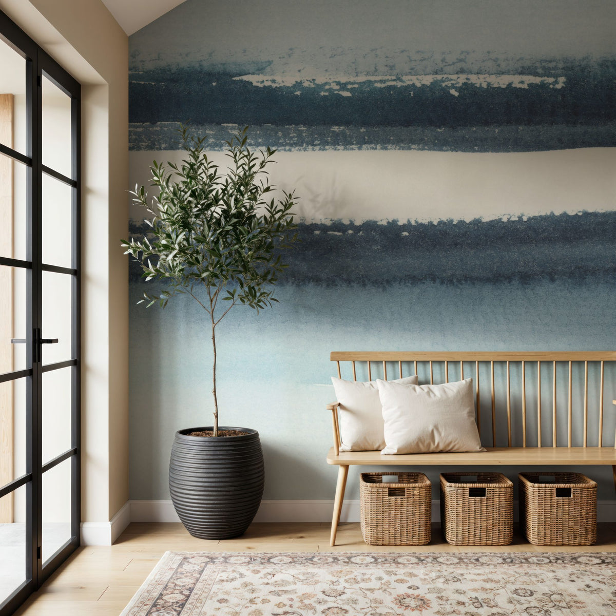 Midwinter Ice Mural Wallpaper - room preview 03