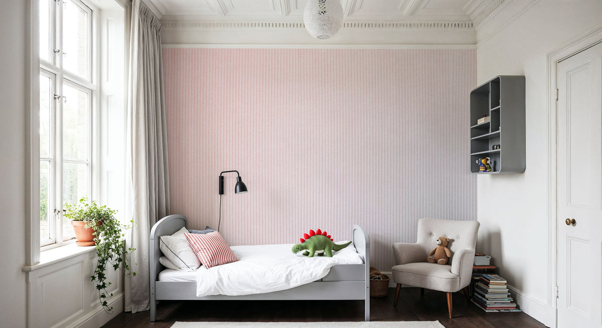 Corduroy Stripes Mural Wallpaper - room preview 03
