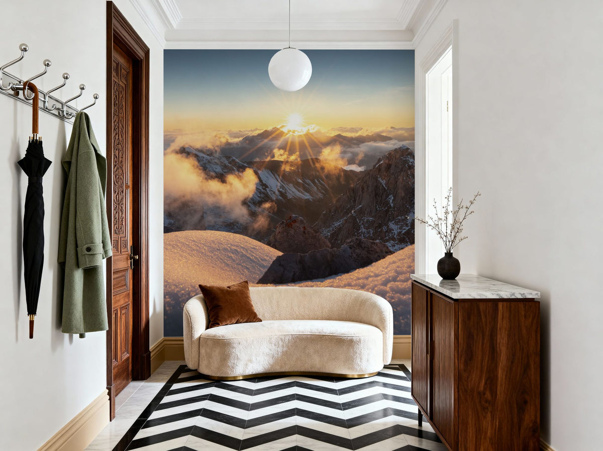 Valluga Sunset Mural Wallpaper - room preview 03