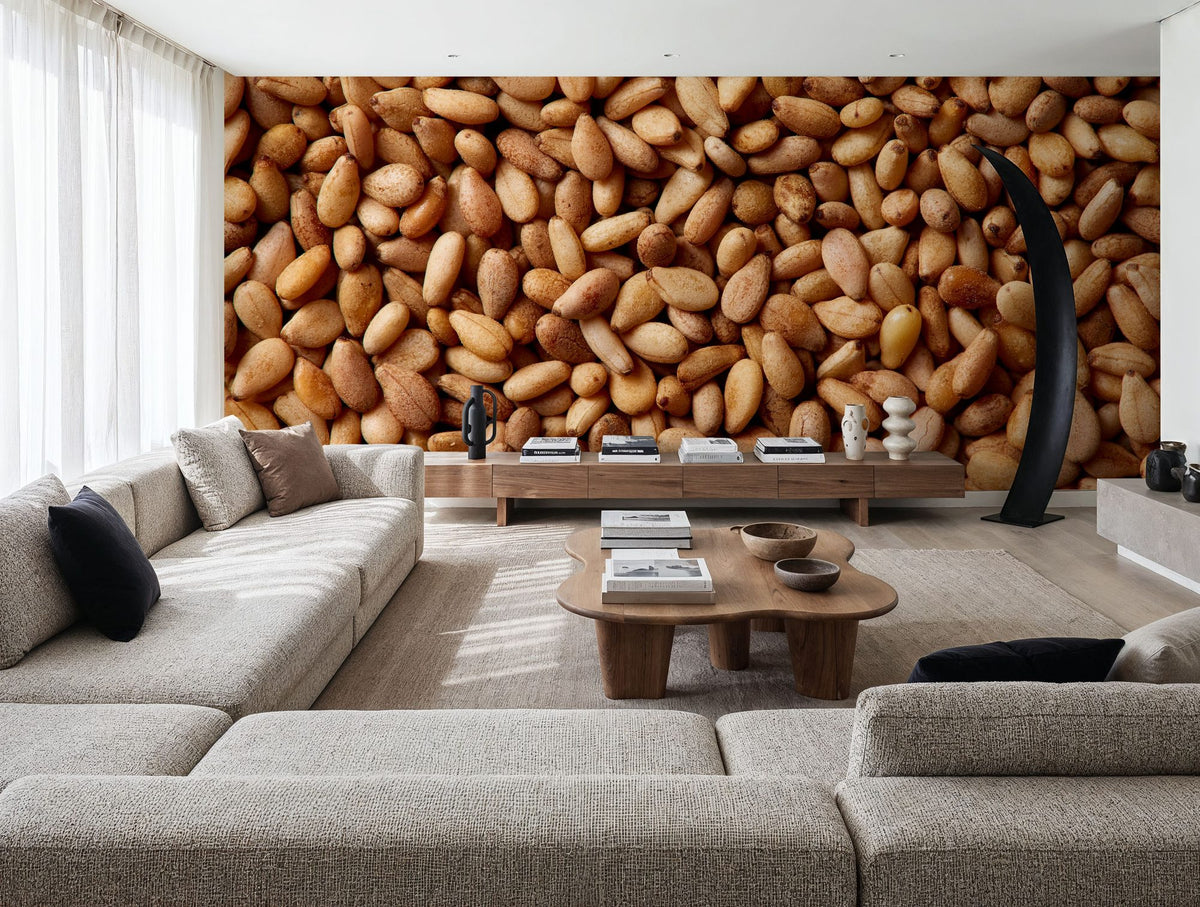 Pine Nut Harvest Mural Wallpaper - room preview 03
