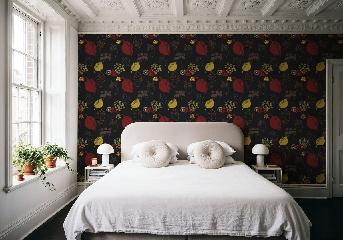 New Fall Harvest Mural Wallpaper - room preview 03