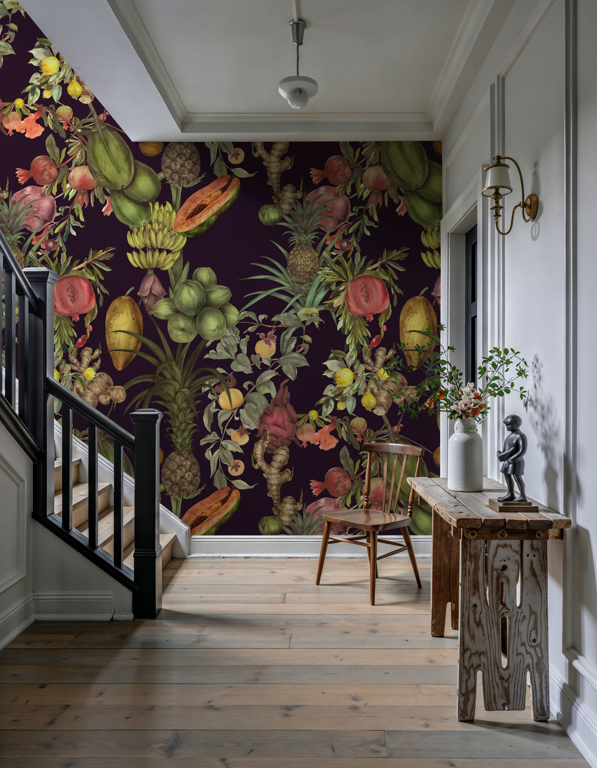 Juicy Fruits, Plum Mural Wallpaper - room preview 03