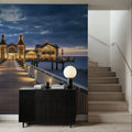 Sellin Pier At Night Mural Wallpaper - room preview 03