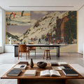 Salt Lake City Postcard Mural Wallpaper - room preview 03