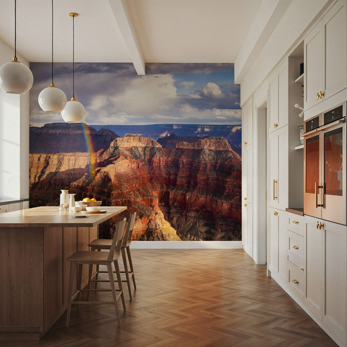 Canyon Rainbow Mural Wallpaper - room preview 03