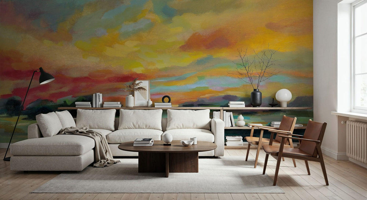 July Sunset Mural Wallpaper - room preview 03