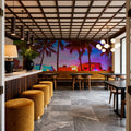 South Beach Lights Mural Wallpaper - room preview 03