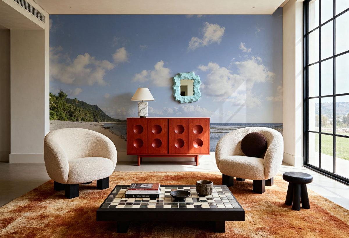 Guam Beach Mural Wallpaper - room preview 03