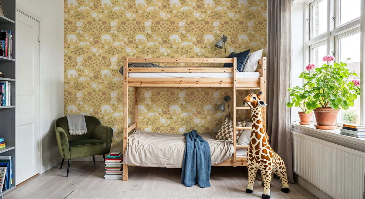 Welcome to the World, Sunflower Mural Wallpaper - room preview 03