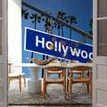 Hollywood Palms Mural Wallpaper - room preview 03