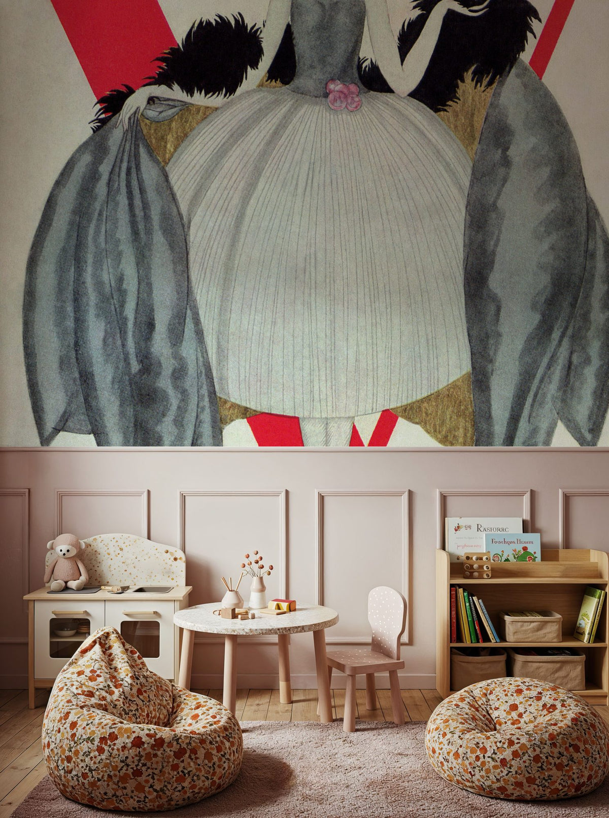 Vintage Fashion Cover VII Mural Wallpaper - room preview 03